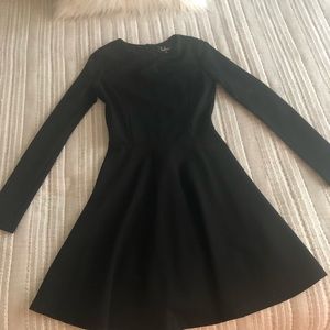 Black long sleeves dress